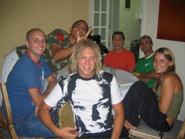 Happier times at my apartment - Danny's birthday!
