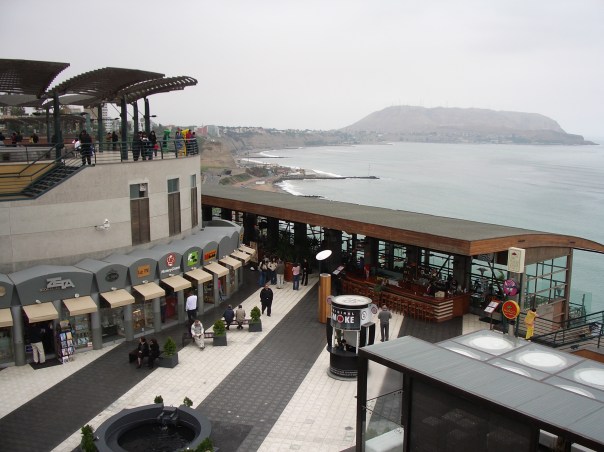 Shopping with a view in Miraflores, Peru